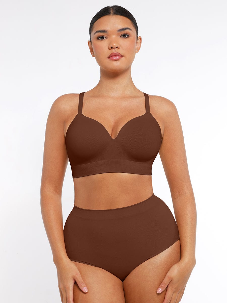 Seamless Wireless Bust Support Bra