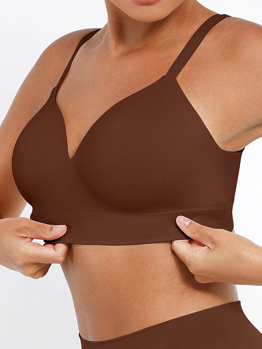 Seamless Wireless Bust Support Bra