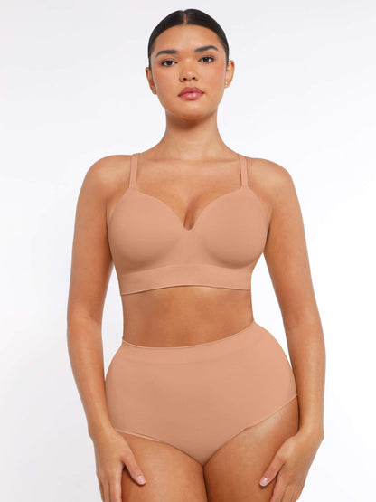 Seamless Wireless Bust Support Bra