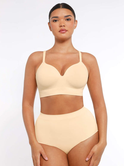 Seamless Wireless Bust Support Bra