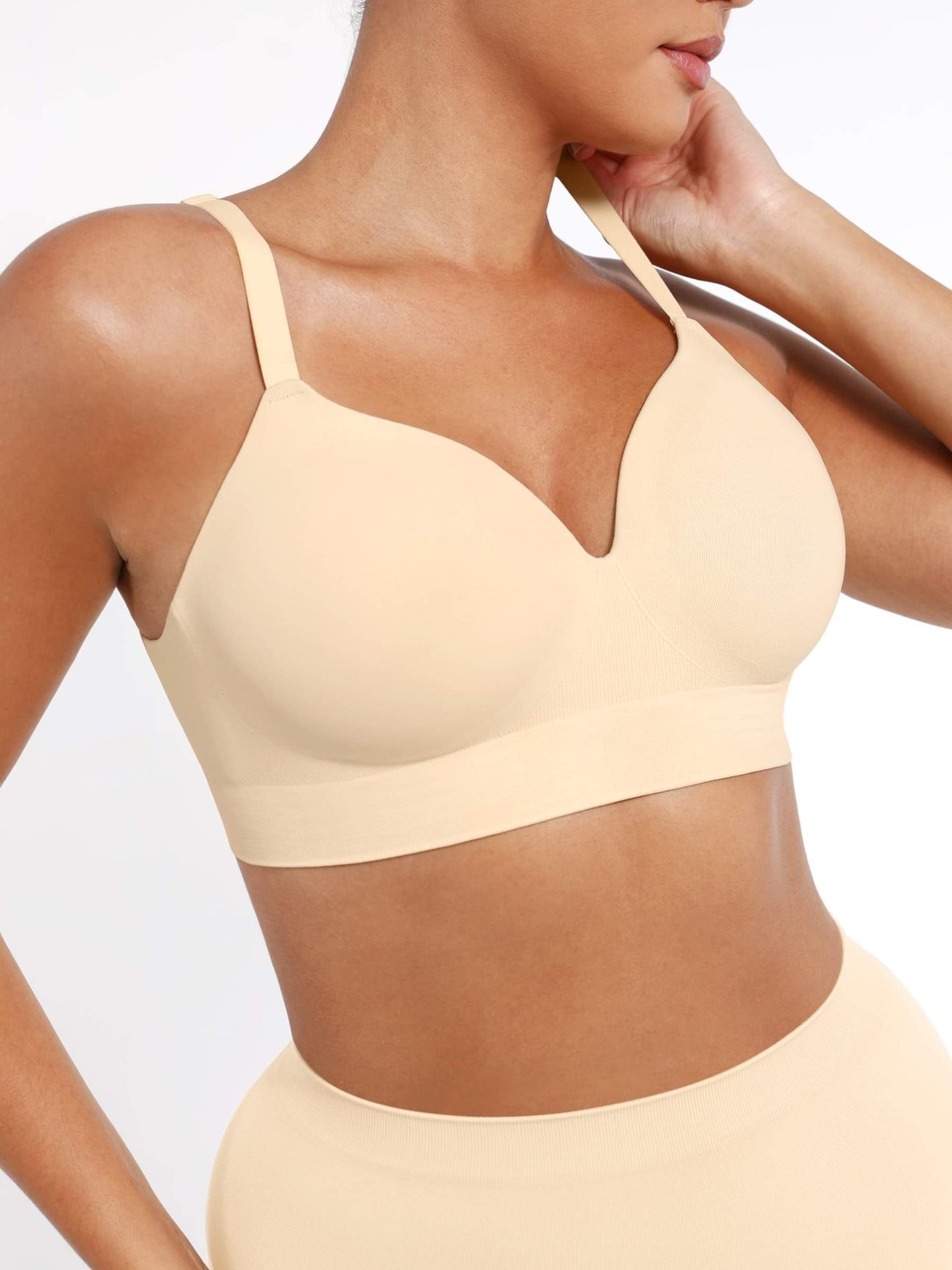 Seamless Wireless Bust Support Bra