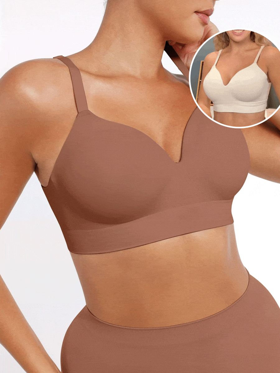 Seamless Wireless Bust Support Bra
