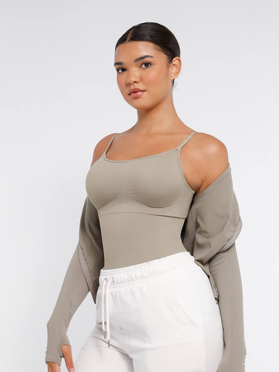 Seamless Sculpt Bodysuit with Straps