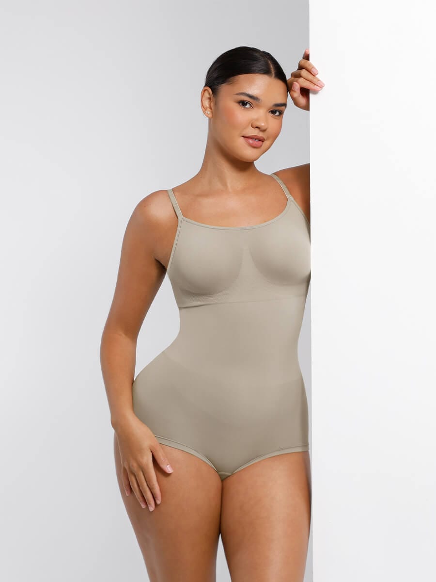 Seamless Sculpt Bodysuit with Straps