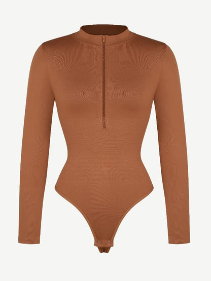 SculptFit Seamless Zip Bodysuit