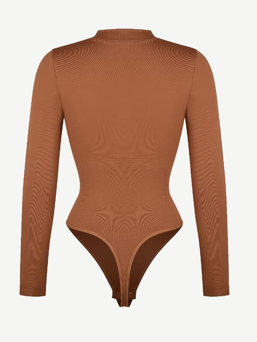SculptFit Seamless Zip Bodysuit