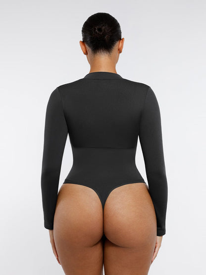 SculptFit Seamless Zip Bodysuit