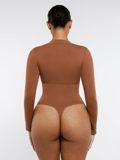 SculptFit Seamless Zip Bodysuit