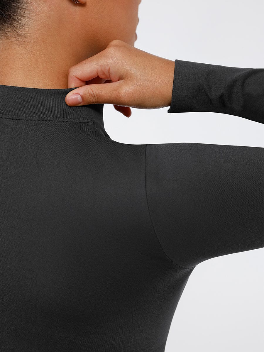 SculptFit Seamless Zip Bodysuit