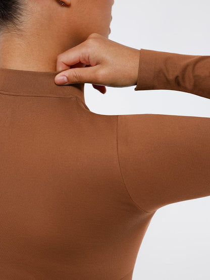 SculptFit Seamless Zip Bodysuit