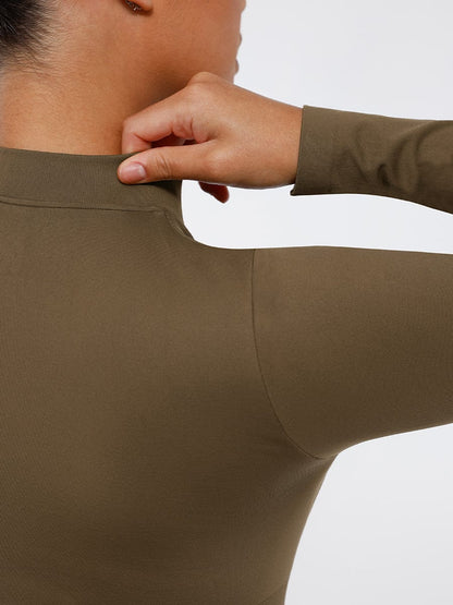 SculptFit Seamless Zip Bodysuit