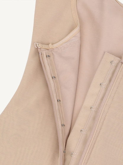 Bust-Lifting Lace Shapewear with Zipper