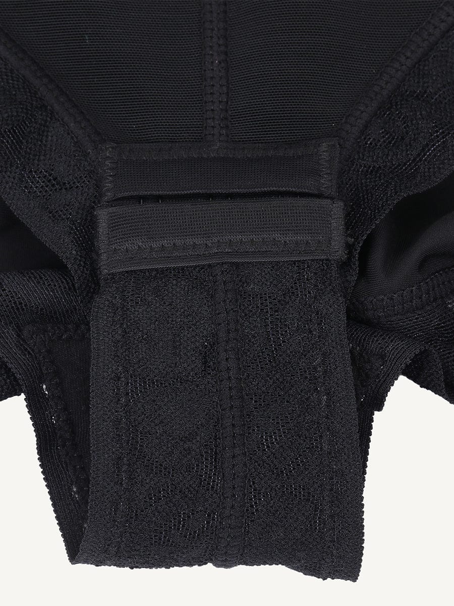 Bust-Lifting Lace Shapewear with Zipper