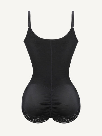 Bust-Lifting Lace Shapewear with Zipper