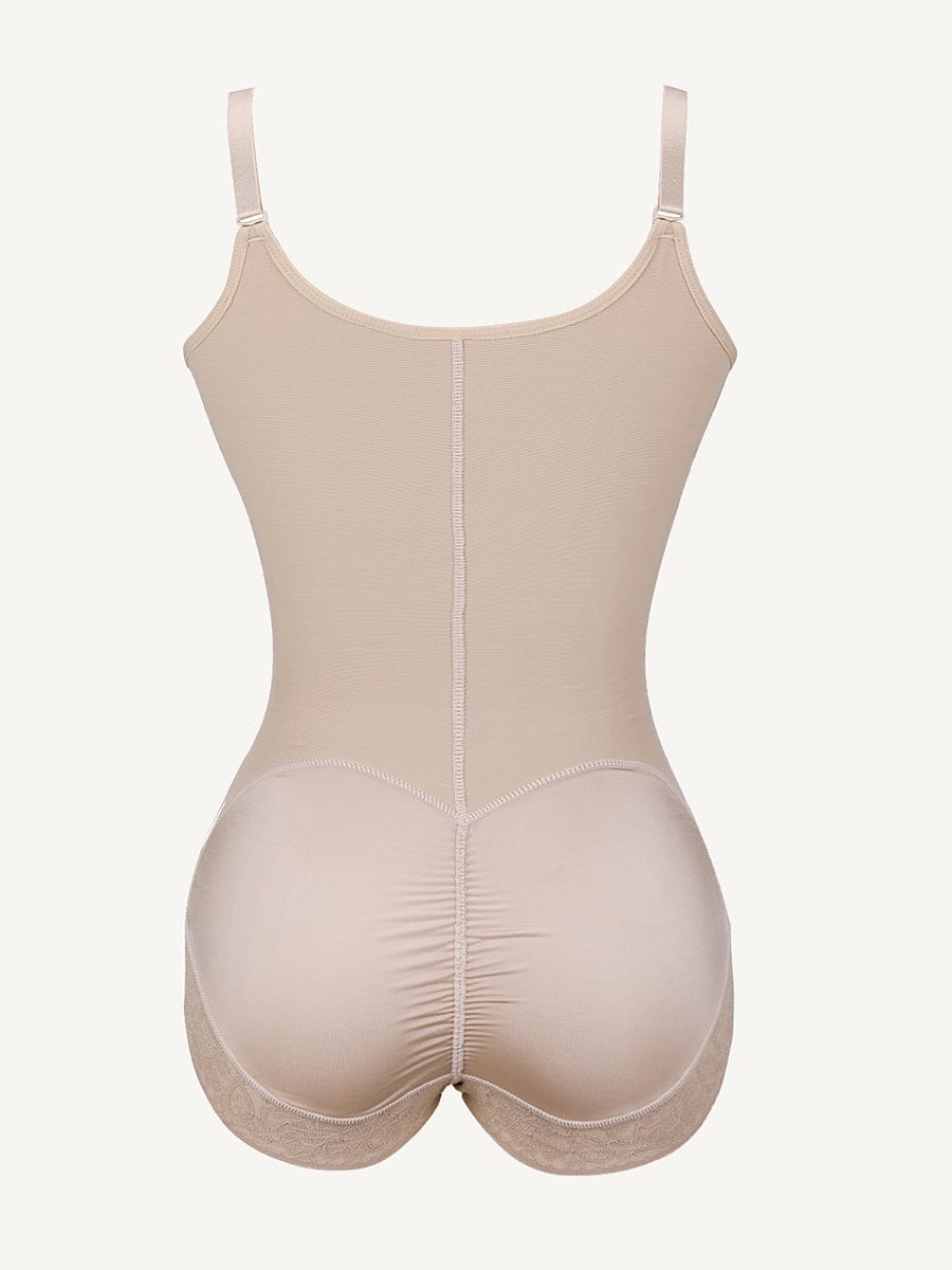 Bust-Lifting Lace Shapewear with Zipper